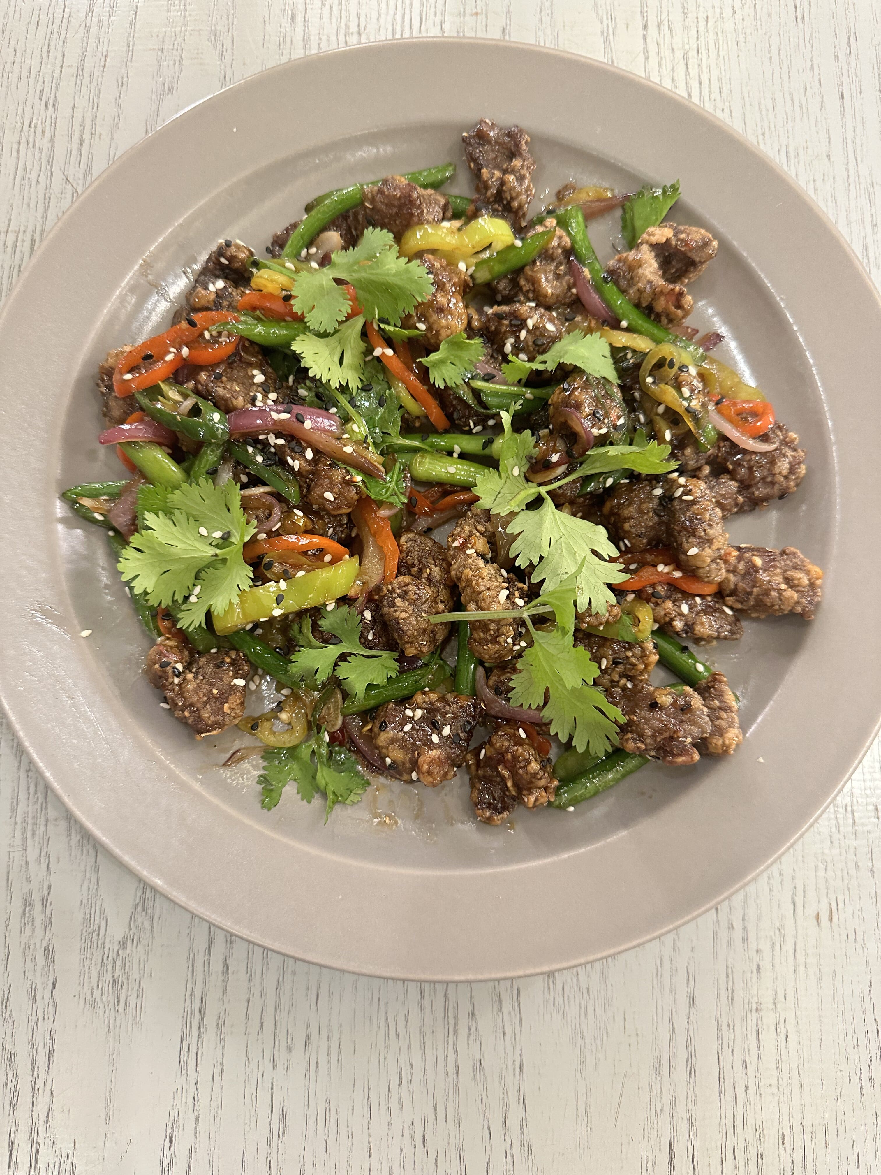 Хрустящая говядина